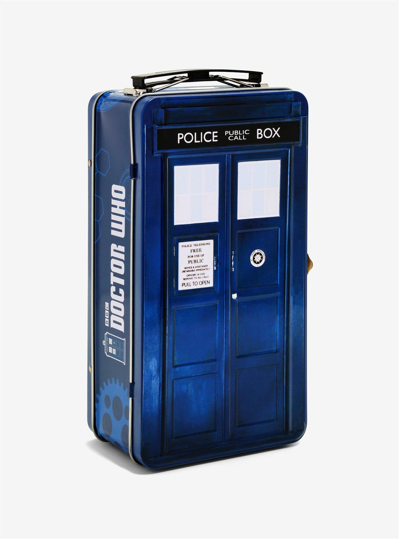 Doctor Who TARDIS Tin Tote Lunch Box, , hi-res