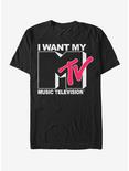 MTV I Want My Music Television T-Shirt, BLACK, hi-res
