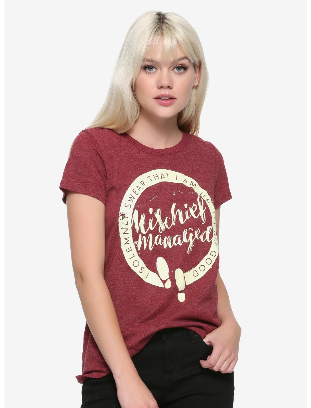 Harry Potter Up To No Good & Mischief Managed Girls T-Shirt, GOLD, hi-res