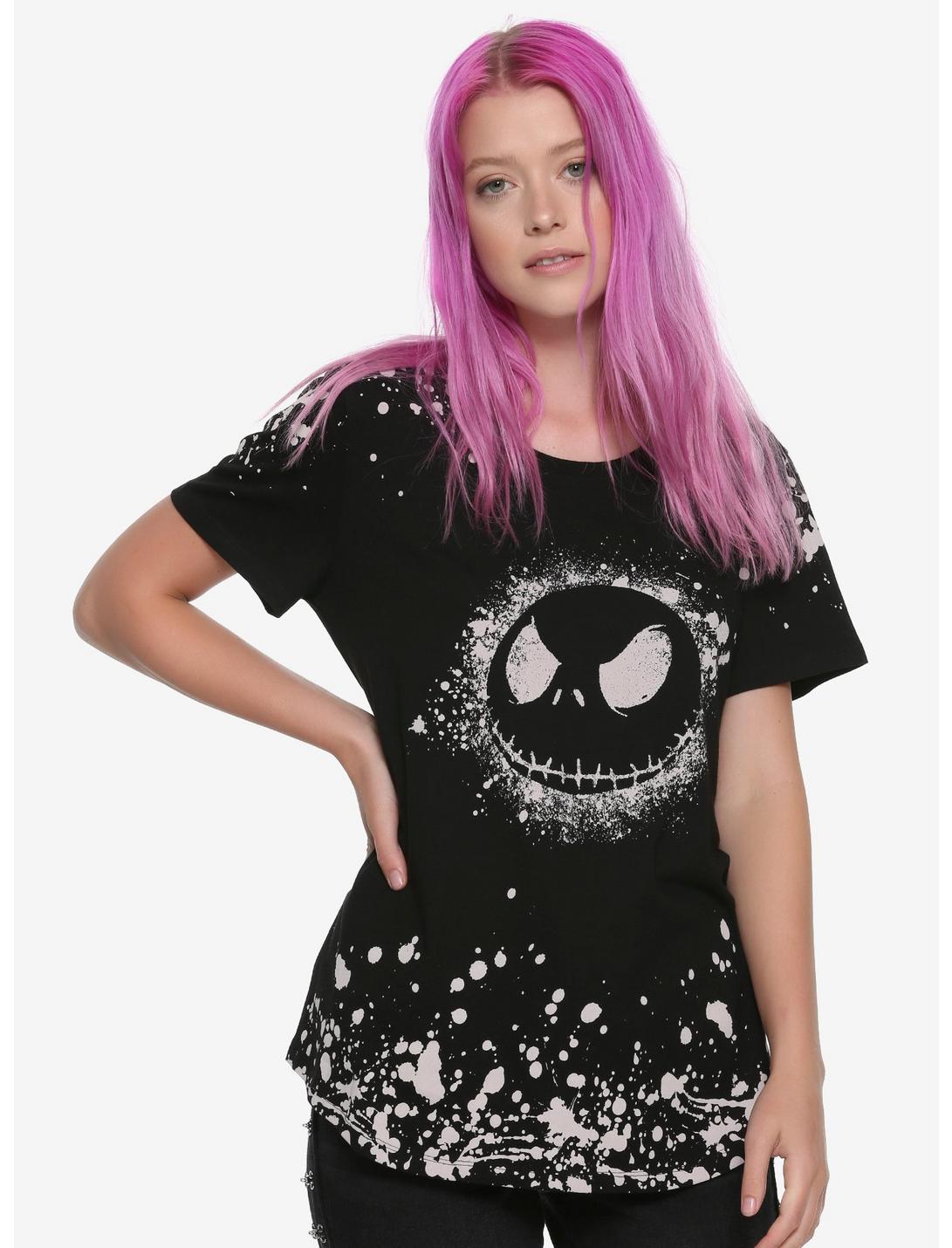 The Nightmare Before Christmas Paint Splatter Girls T-Shirt, , hi-res