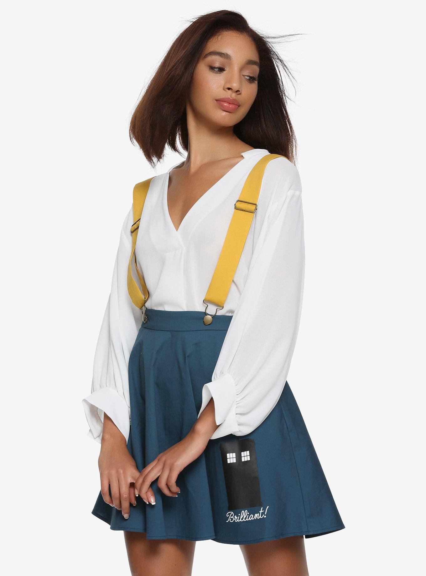 Doctor Who Brilliant Suspender Skirt, MULTI, hi-res