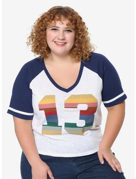 Doctor Who Thirteen Cropped Athletic T-Shirt Plus Size, , hi-res