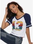 Doctor Who Thirteen Cropped Athletic T-Shirt, MULTI, hi-res
