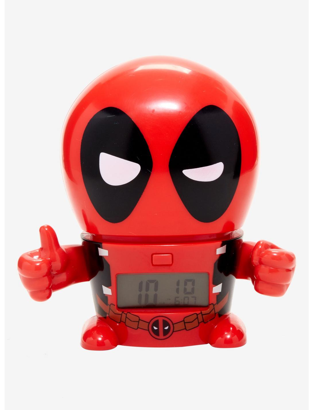 BulbBotz Marvel Deadpool Night Light Alarm Clock, , hi-res