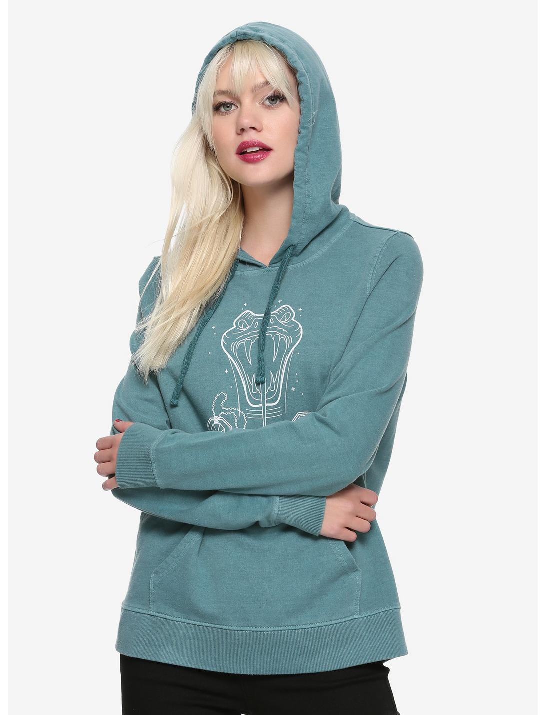 Harry Potter Faded Slytherin Girls Hoodie, GREEN, hi-res