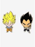 Dragon Ball Z Goku & Vegeta Mini Enamel Pin Set, , hi-res
