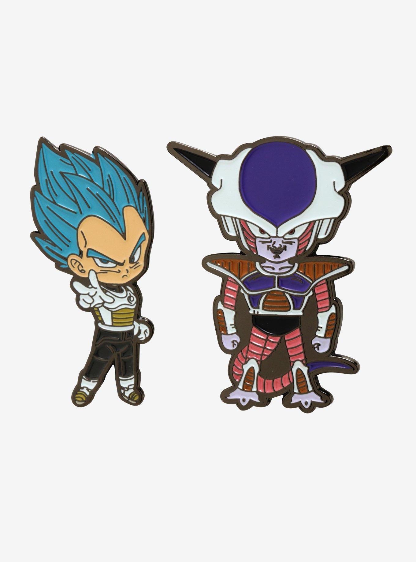 Dragon Ball Z Vegeta & Frieza Enamel Pin Set, , hi-res