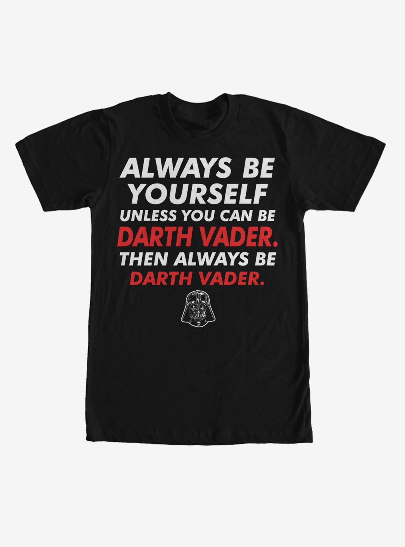 Star Wars Always Be Darth Vader T-Shirt, BLACK, hi-res