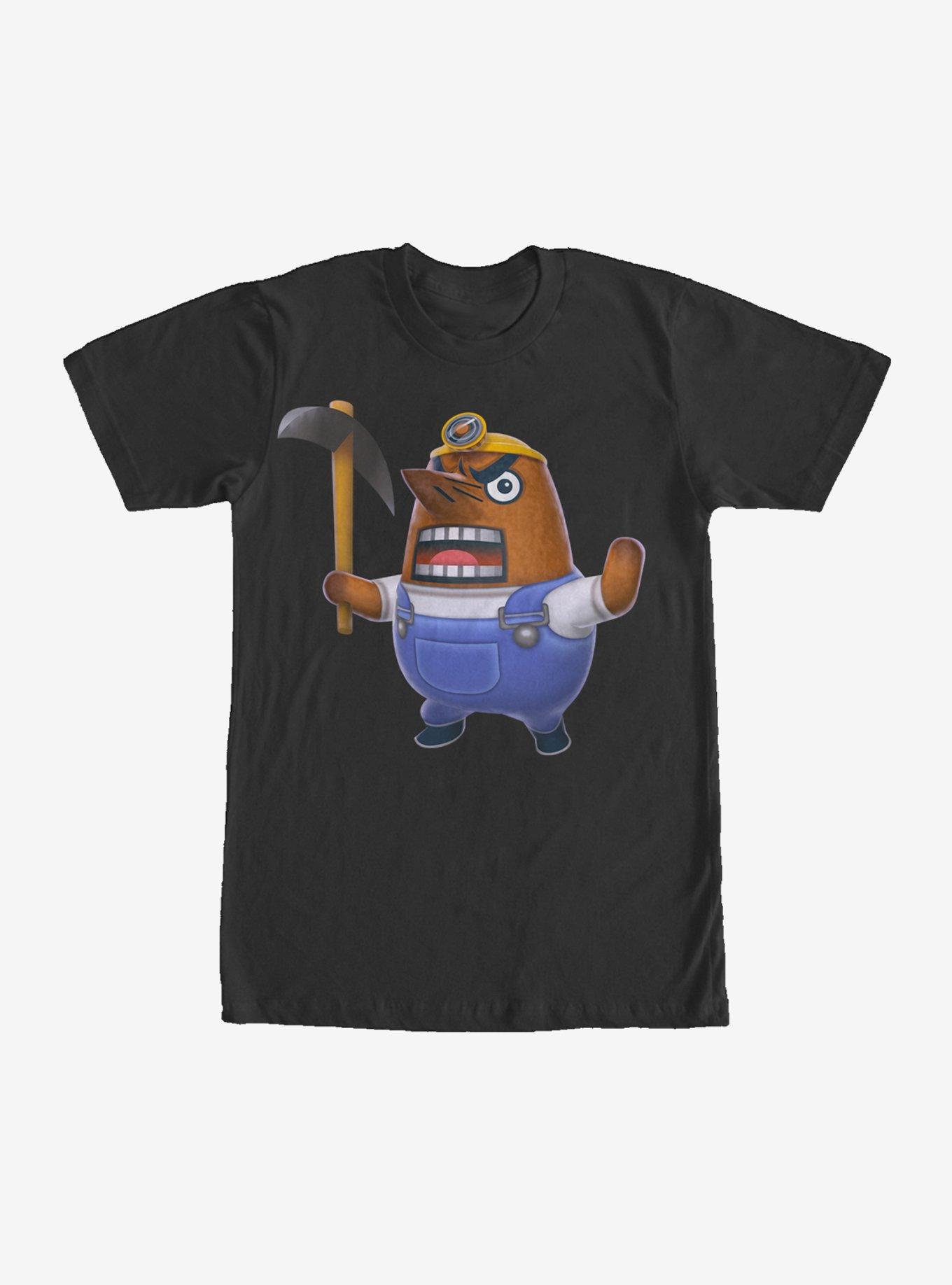 Nintendo Animal Crossing Resetti Mole T-Shirt, BLACK, hi-res