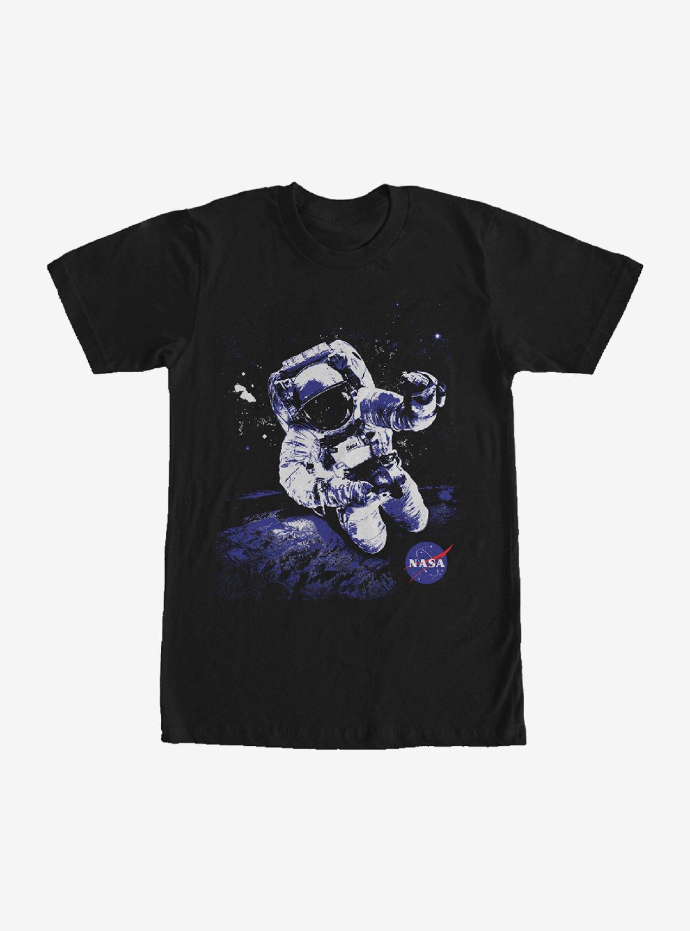 NASA Floating Astronaut T-Shirt, BLACK, hi-res