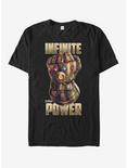 Marvel Avengers: Infinity War Gauntlet Infinite Power T-Shirt, BLACK, hi-res