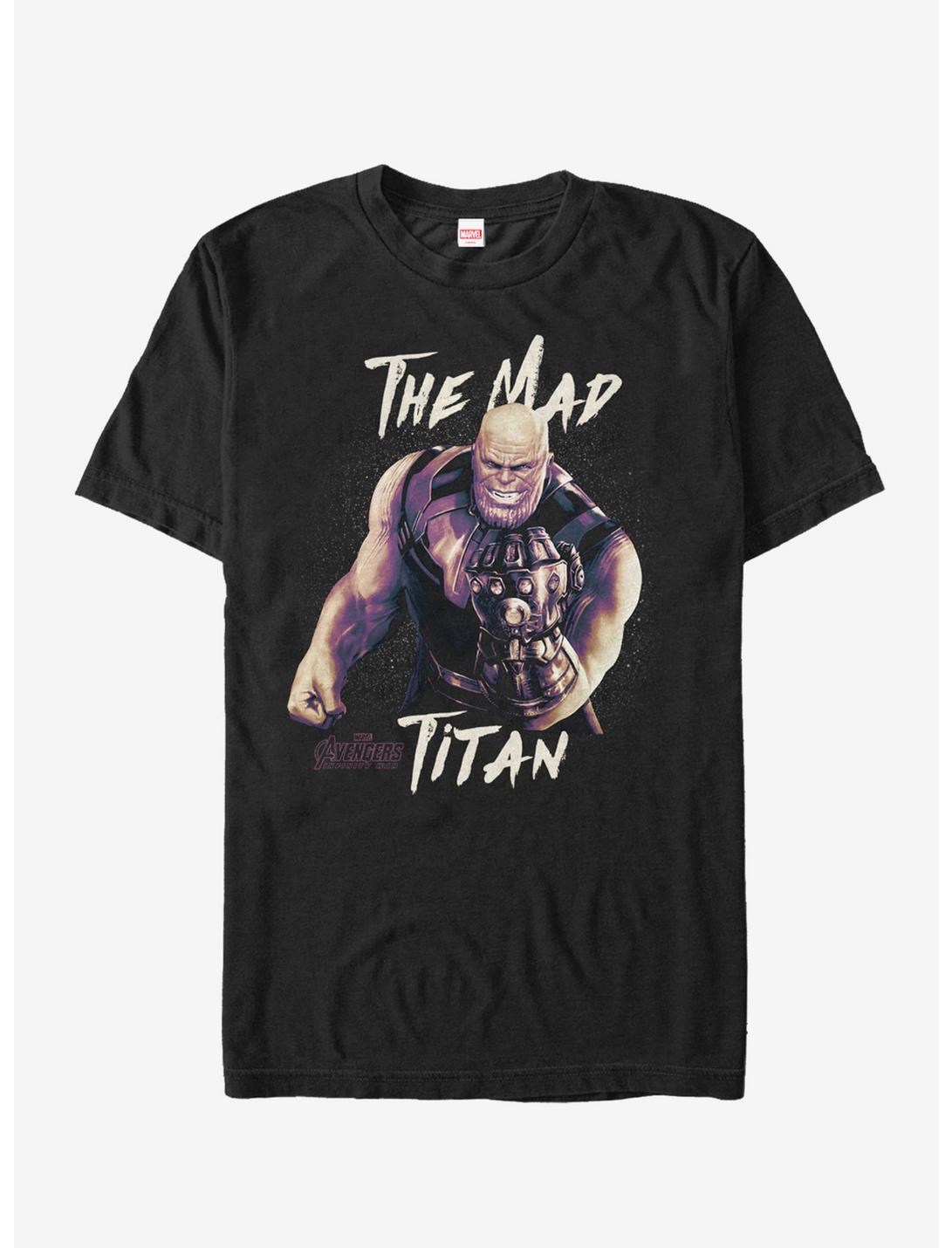 Marvel Avengers: Infinity War Mad Titan Grin T-Shirt, BLACK, hi-res