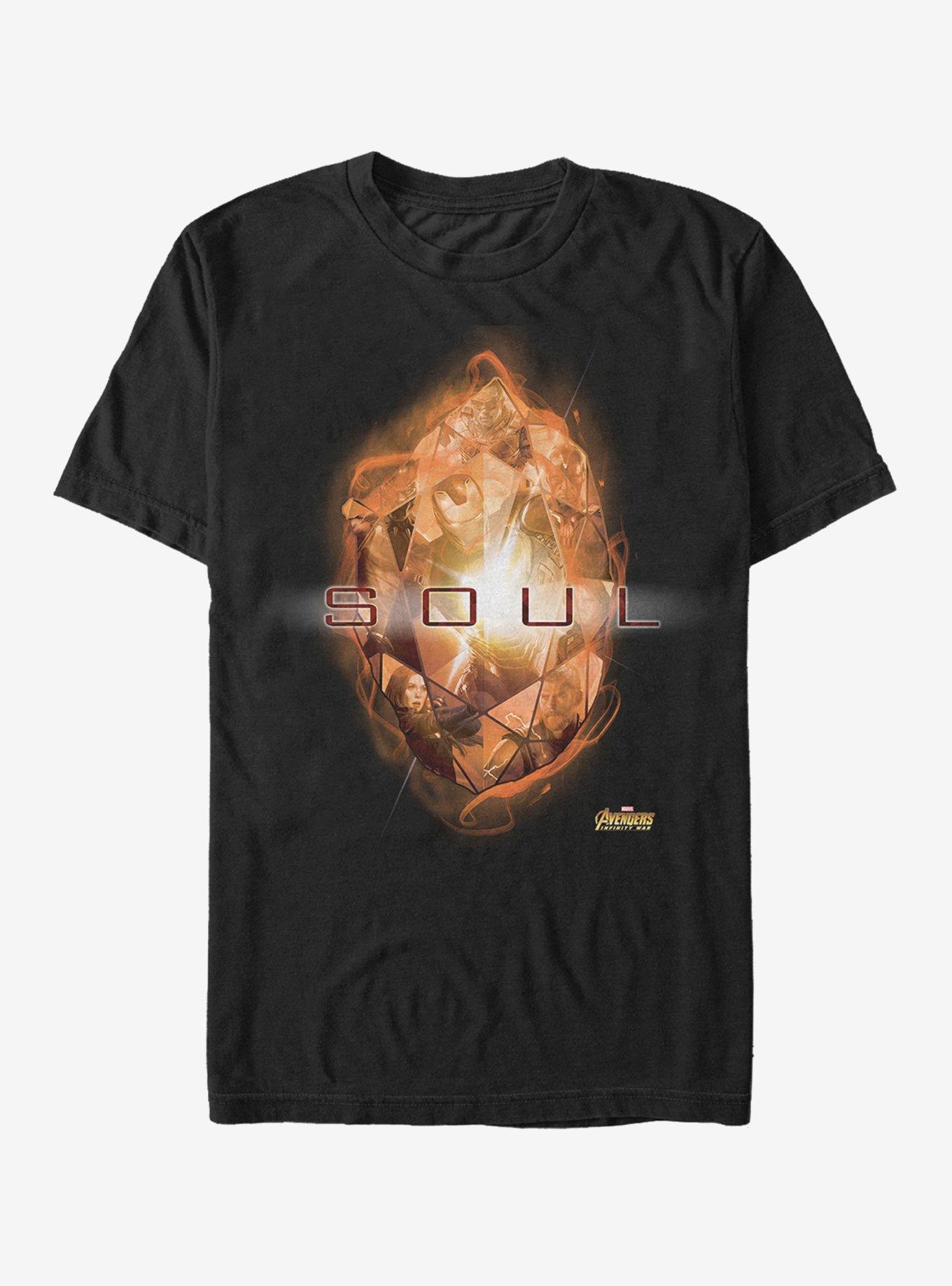 Marvel Avengers: Infinity War Soul Stone T-Shirt, BLACK, hi-res