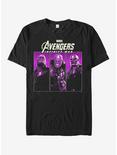 Marvel Avengers: Infinity War Thanos Panels T-Shirt, BLACK, hi-res