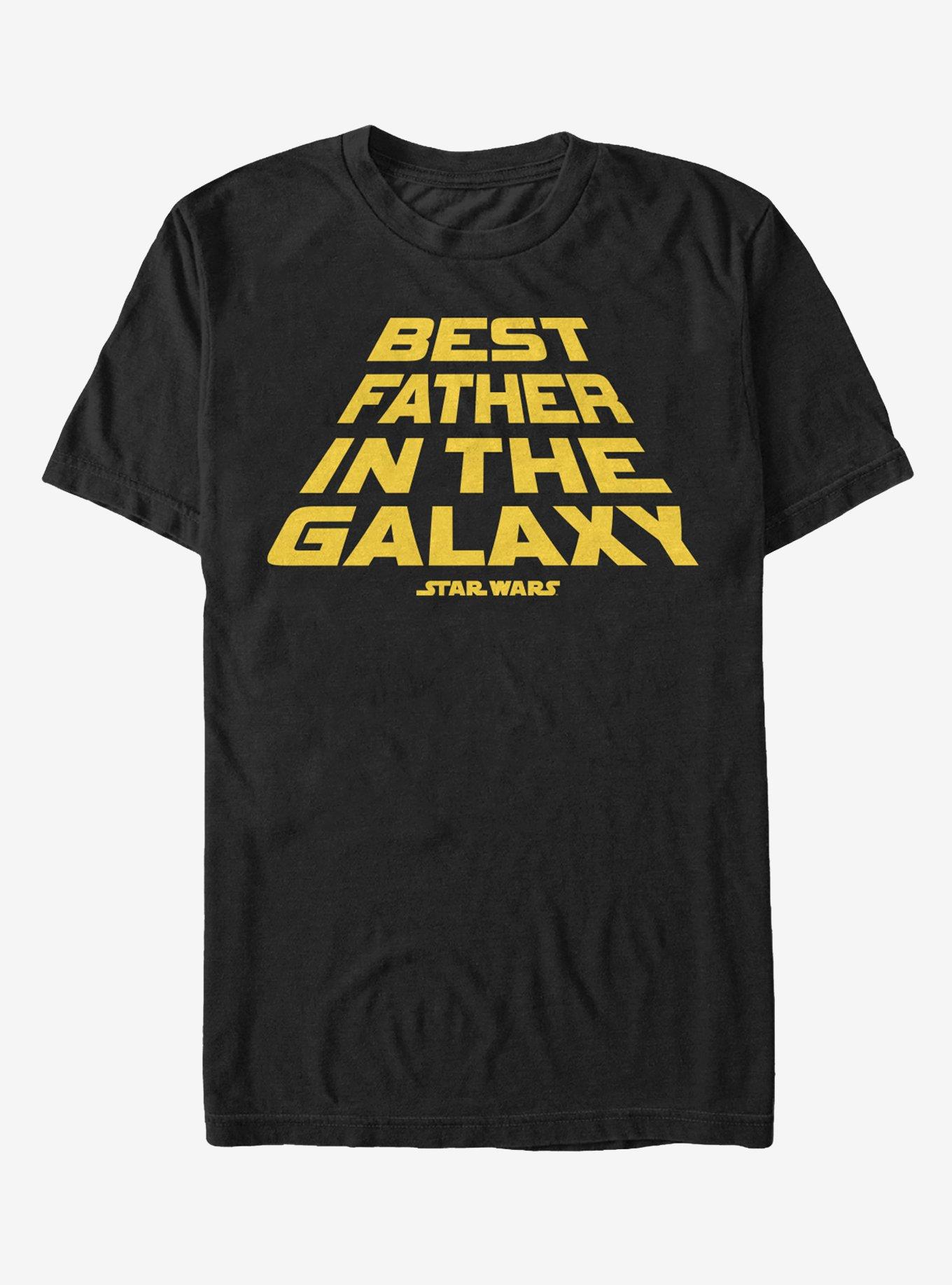 Star Wars Best Father In The Galaxy T-Shirt, BLACK, hi-res