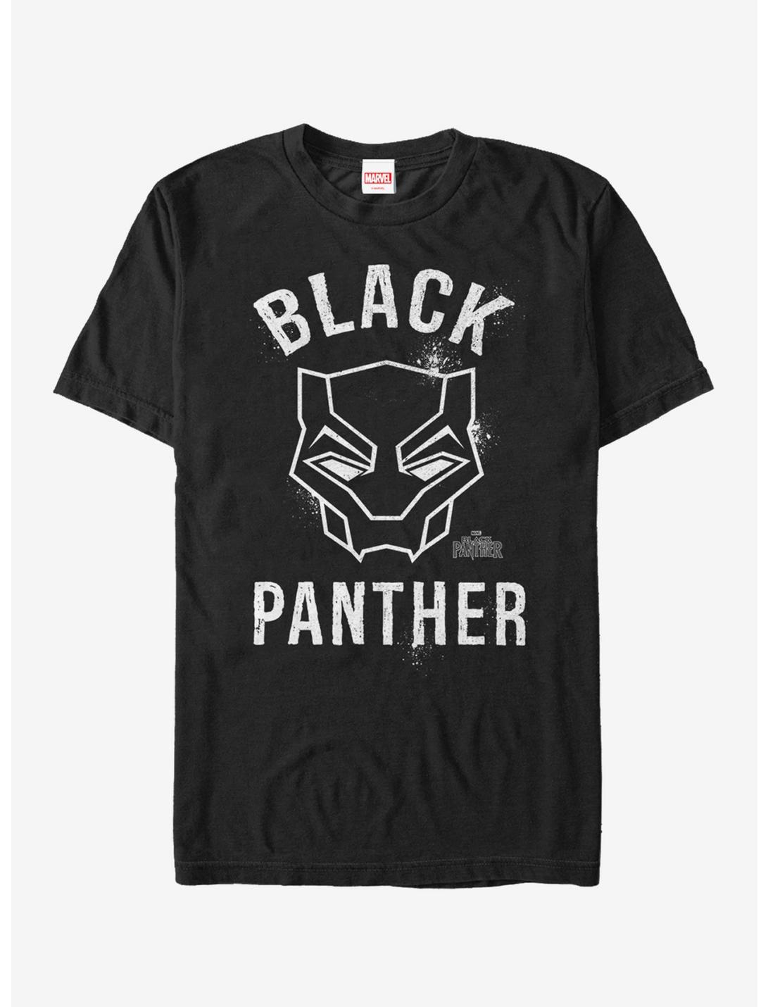 Marvel Black Panther Spray Paint Logo T-Shirt, BLACK, hi-res
