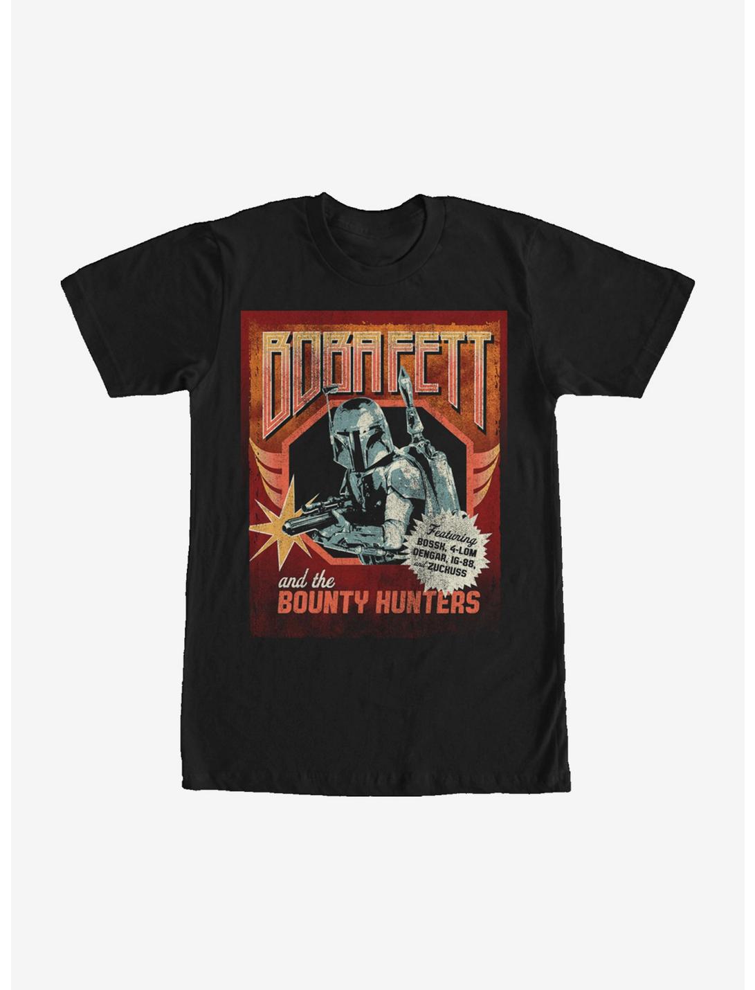 Star Wars Boba Fett Concert Poster T-Shirt, BLACK, hi-res