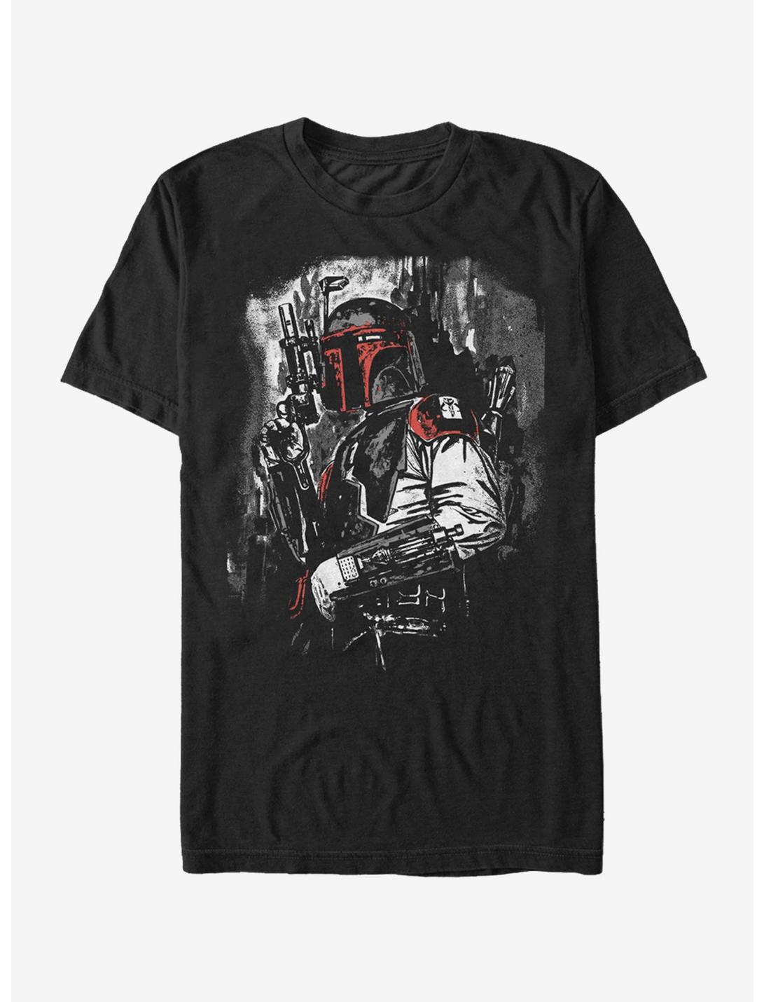 Star Wars Boba Fett Stare T-Shirt, BLACK, hi-res