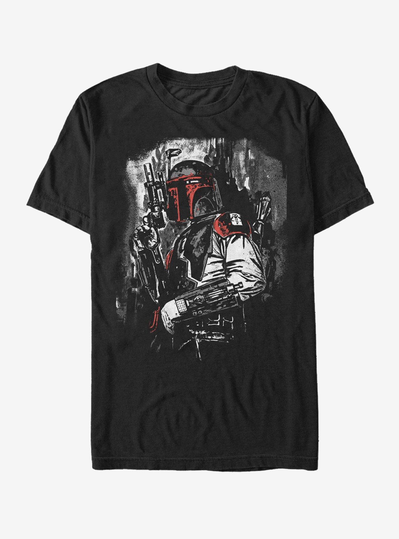 Star Wars Boba Fett Stare T-Shirt, BLACK, hi-res