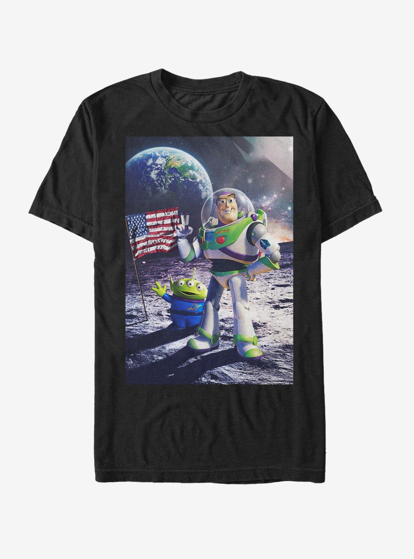 Disney Pixar Toy Story Buzz Lightyear Moon Landing T-Shirt, BLACK, hi-res