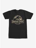 Jurassic Park Camo Logo T-Shirt, BLACK, hi-res