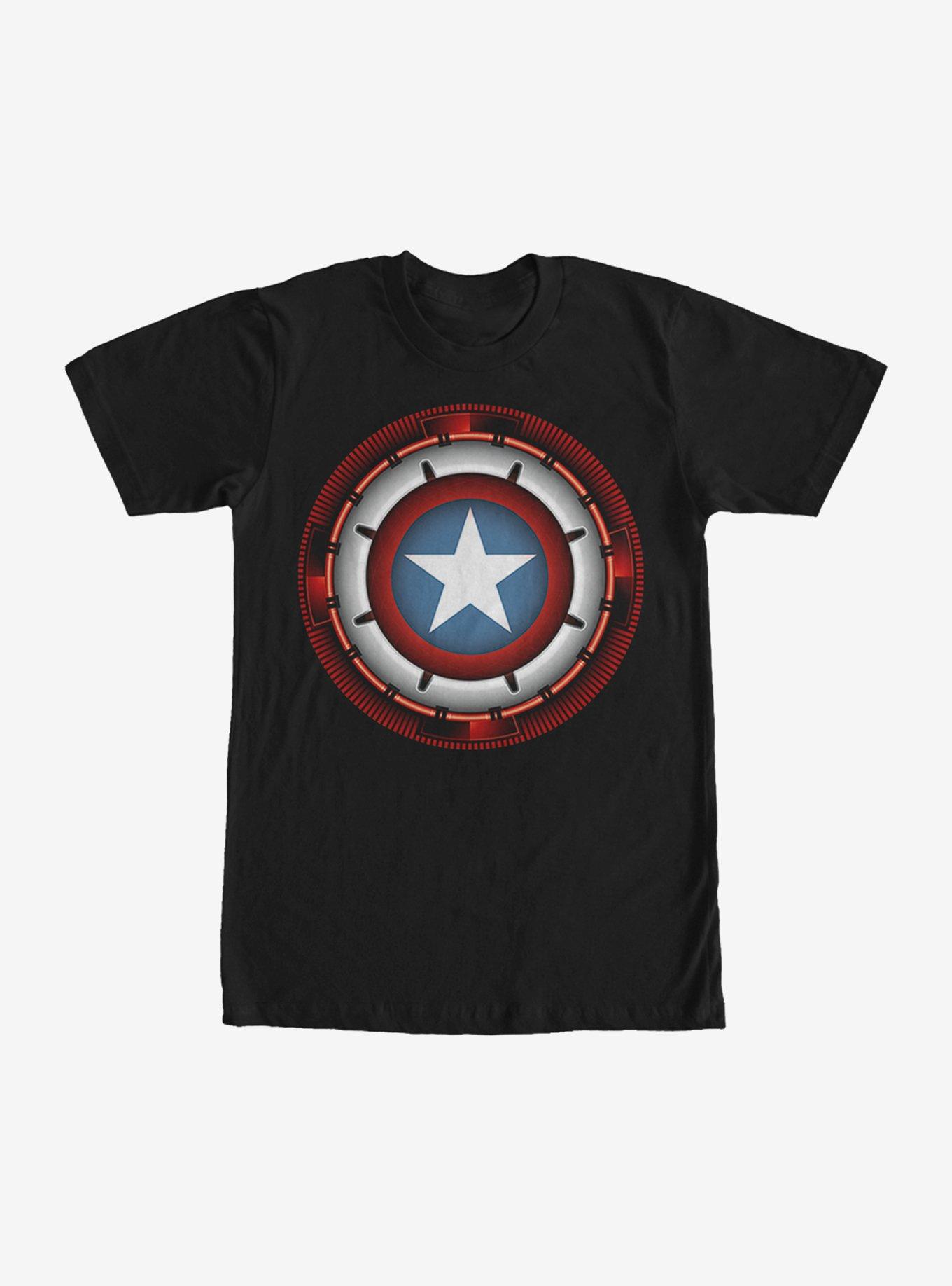 Marvel Captain America Future Shield T-Shirt, BLACK, hi-res