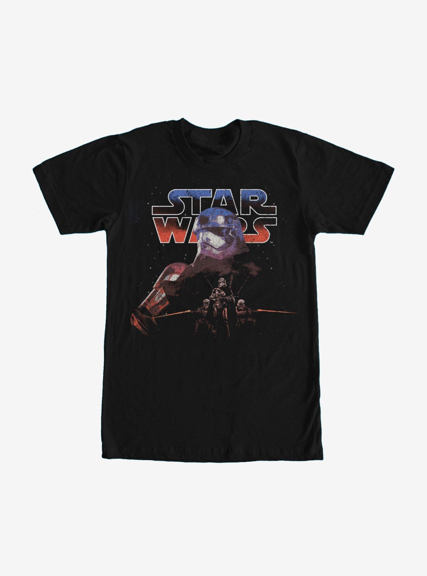 Star Wars Captain Phasma Distressed T-Shirt, BLACK, hi-res