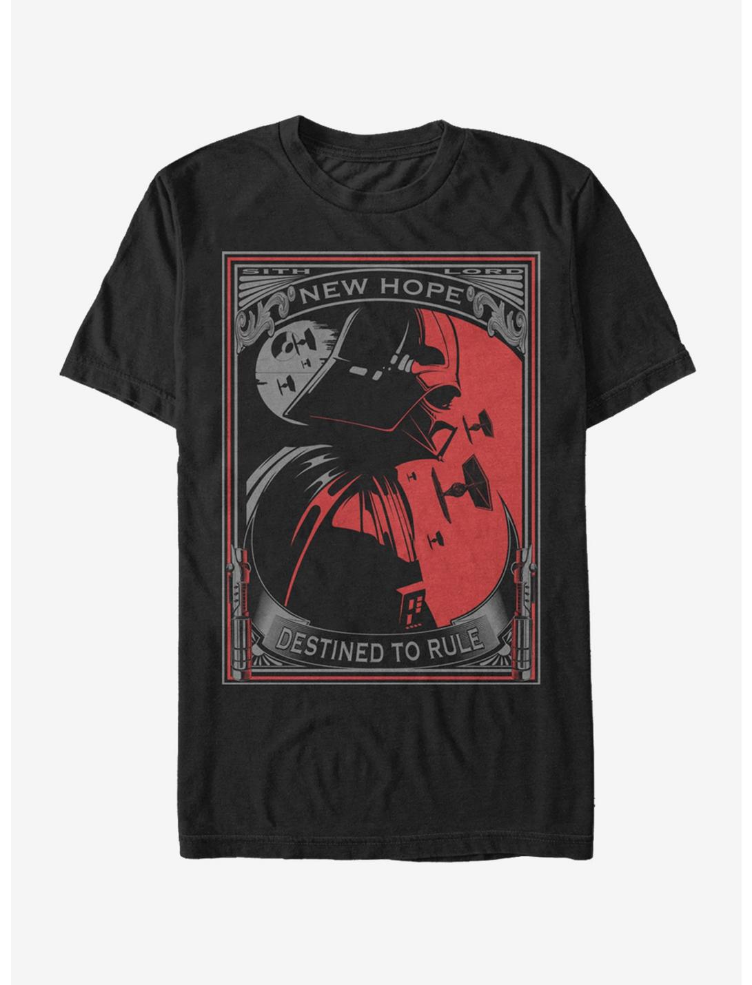Star Wars Darth Vader Destined to Rule T-Shirt, BLACK, hi-res