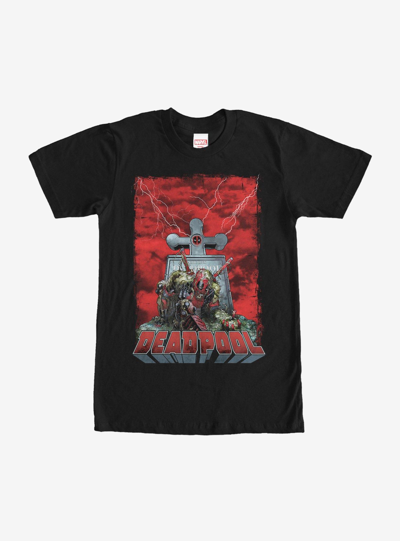Marvel Deadpool Grave T-Shirt, , hi-res