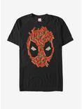Marvel Deadpool Shell Cases Face T-Shirt, BLACK, hi-res