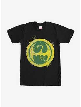 Marvel Iron Fist Dragon Splatter Logo T-Shirt, , hi-res