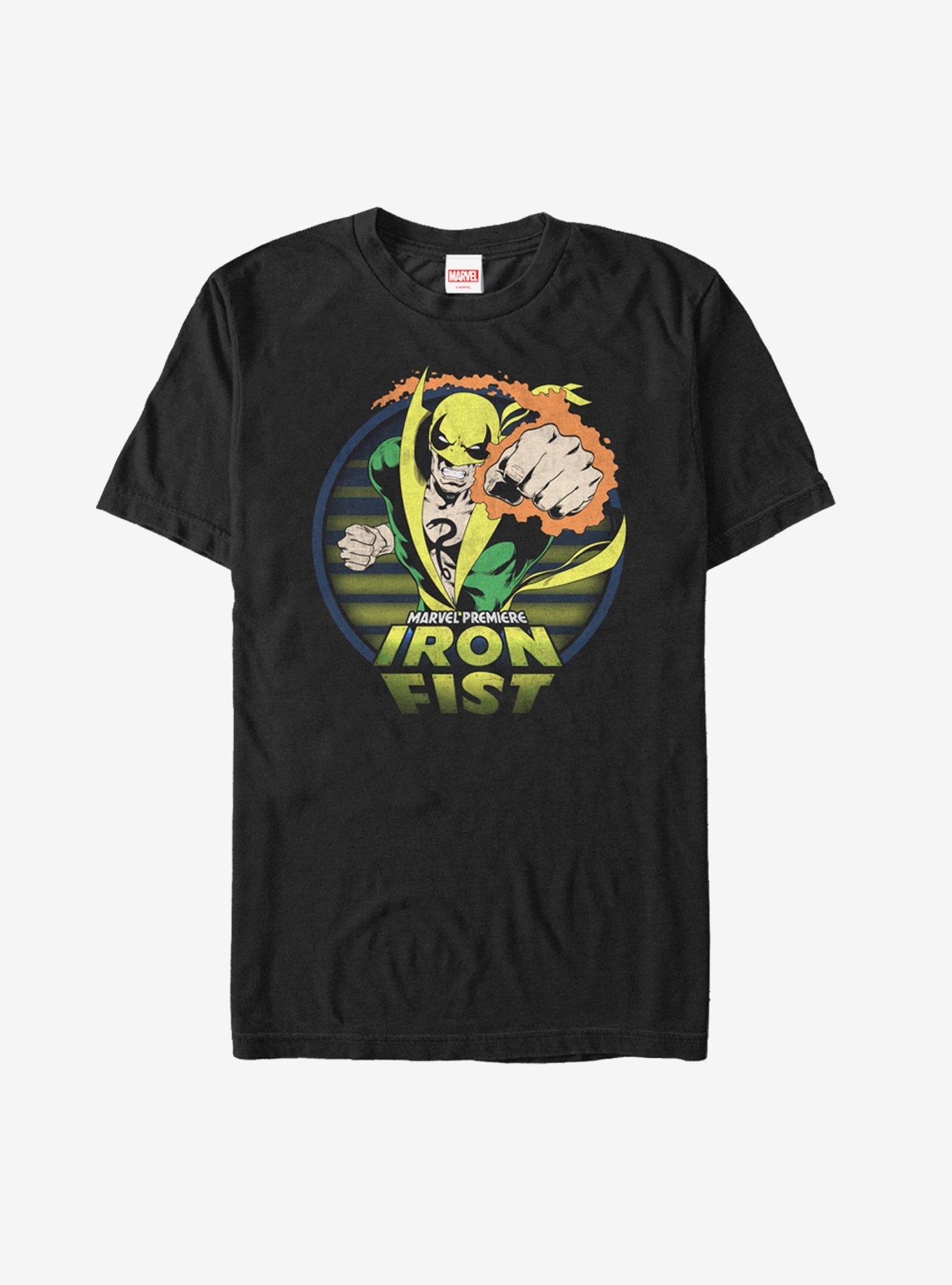 Marvel Iron Fist Premiere T-Shirt, BLACK, hi-res