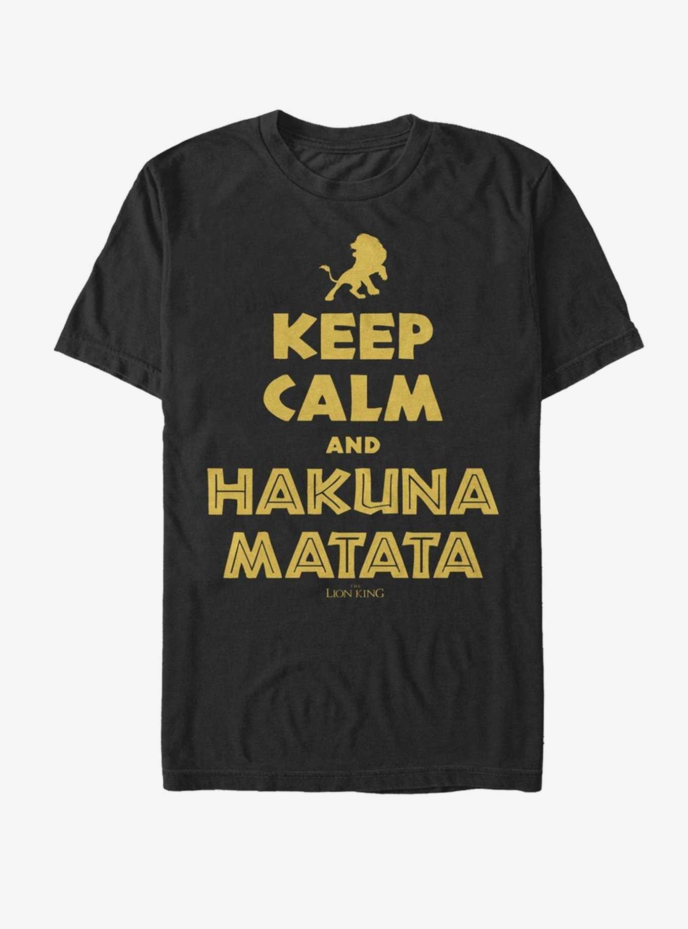 Lion King Keep Calm and Hakuna Matata T-Shirt, , hi-res