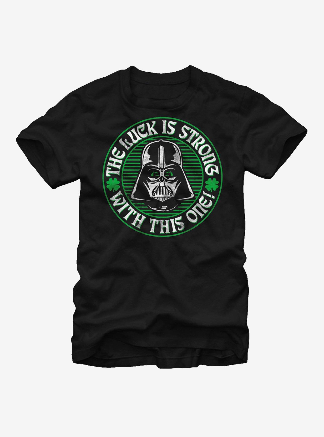 Star Wars Luck is Strong T-Shirt, BLACK, hi-res