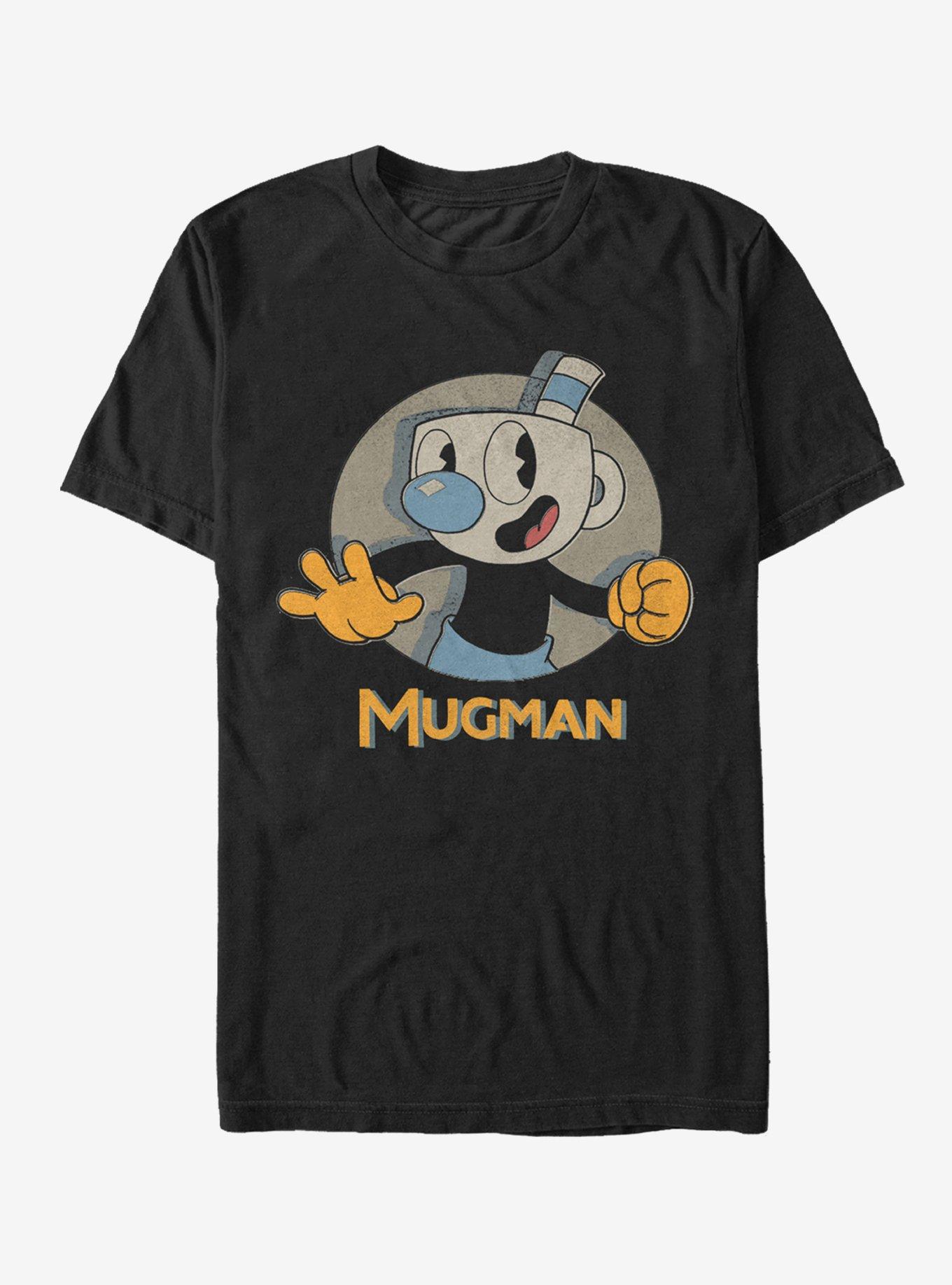 Cuphead Mugman Portrait Circle T-Shirt, , hi-res