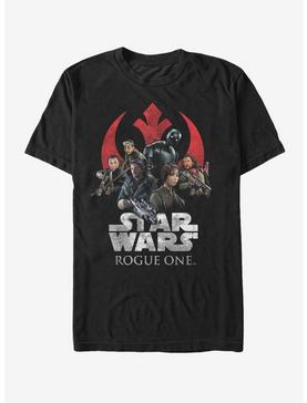 Plus Size Star Wars Rebellion Groupshot Logo T-Shirt, , hi-res
