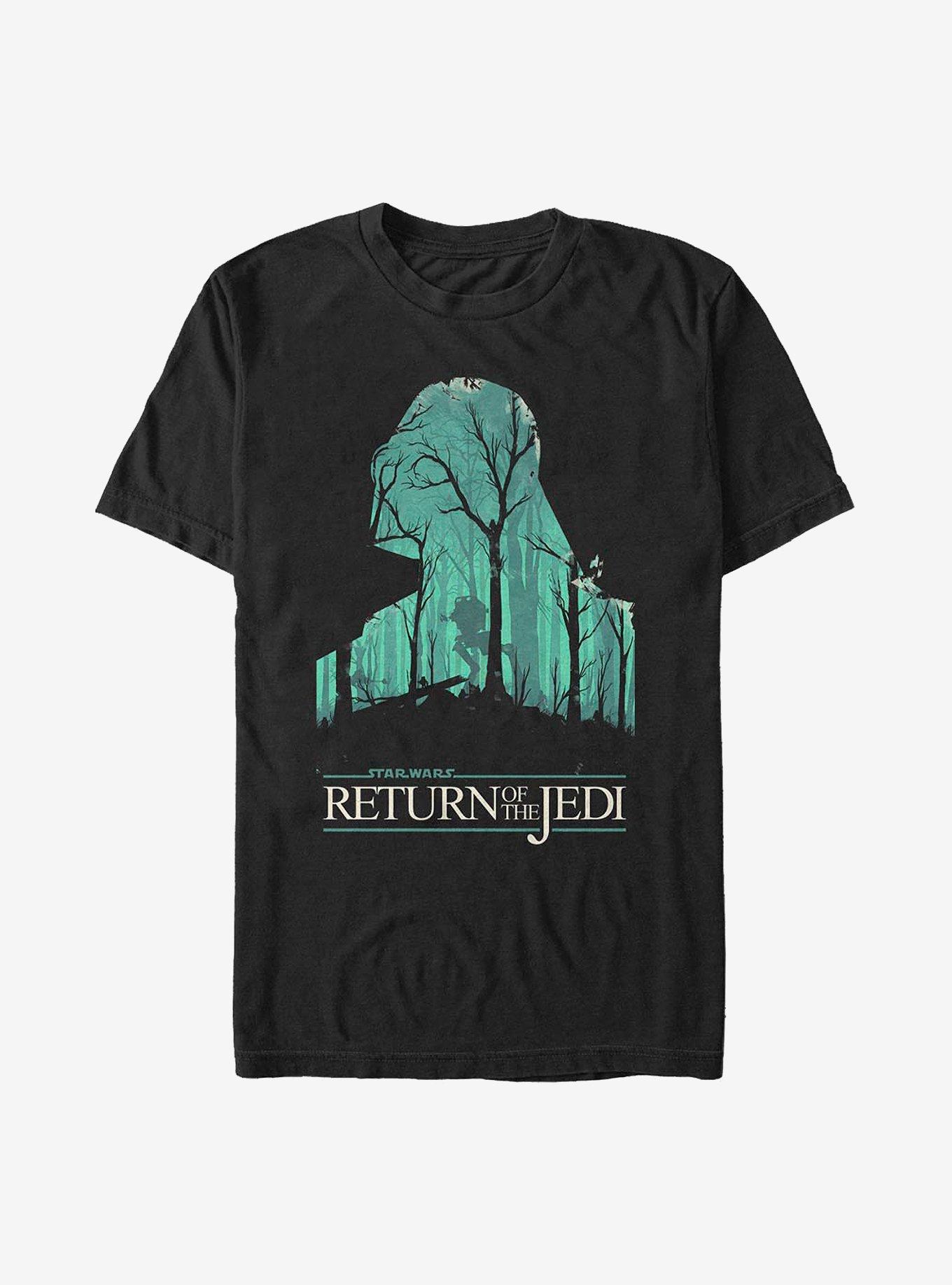 Star Wars Episode VI Return Of The Jedi Darth Vader Poster T-Shirt, BLACK, hi-res