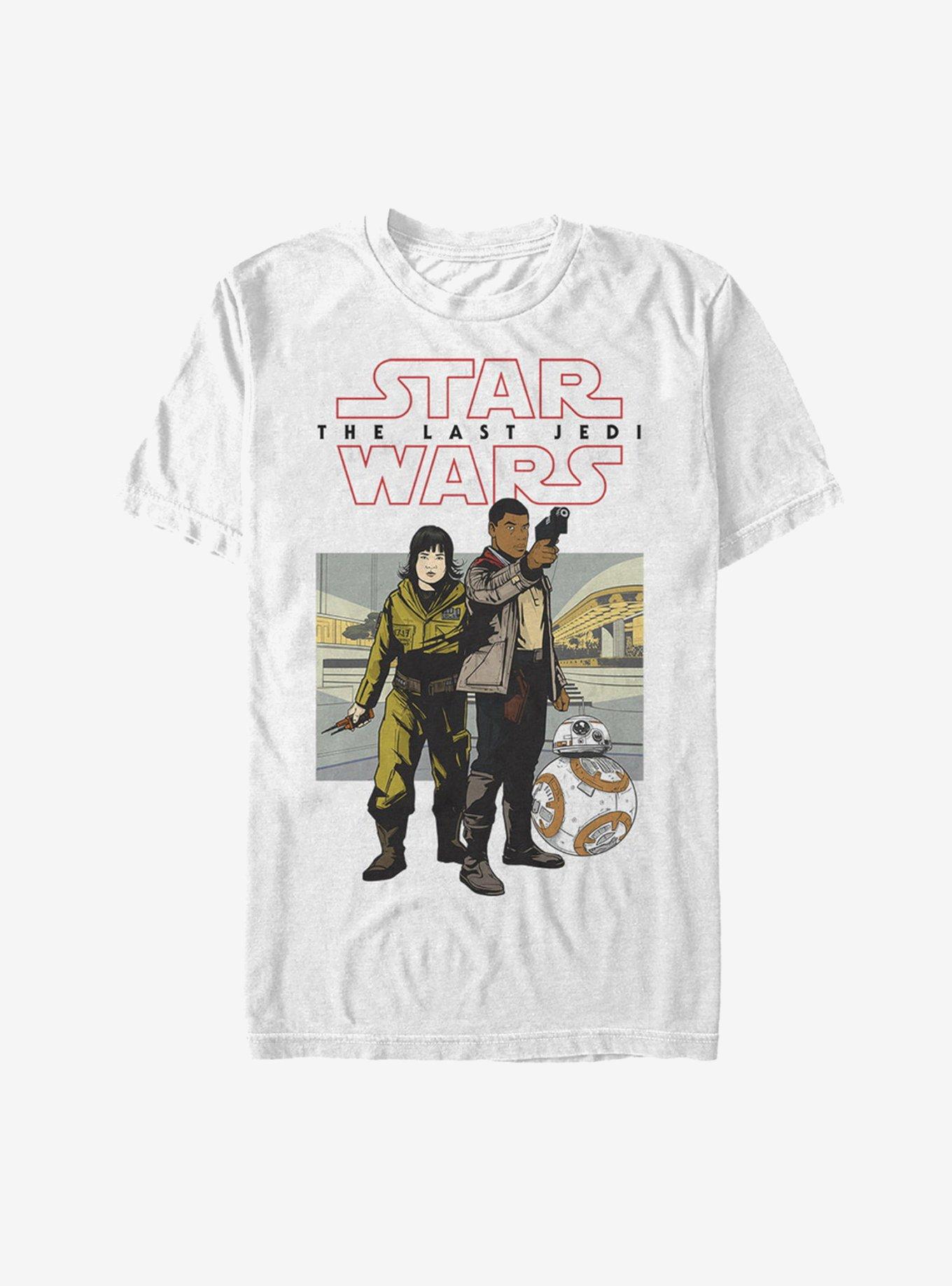 Star Wars Rose Finn Cartoon T-Shirt, WHITE, hi-res