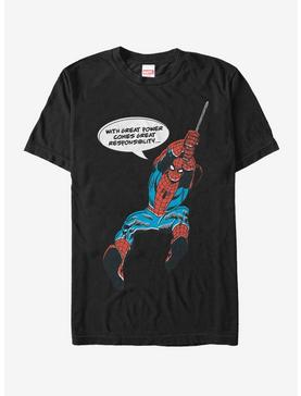 Marvel Spider-Man Great Power Quote T-Shirt, , hi-res