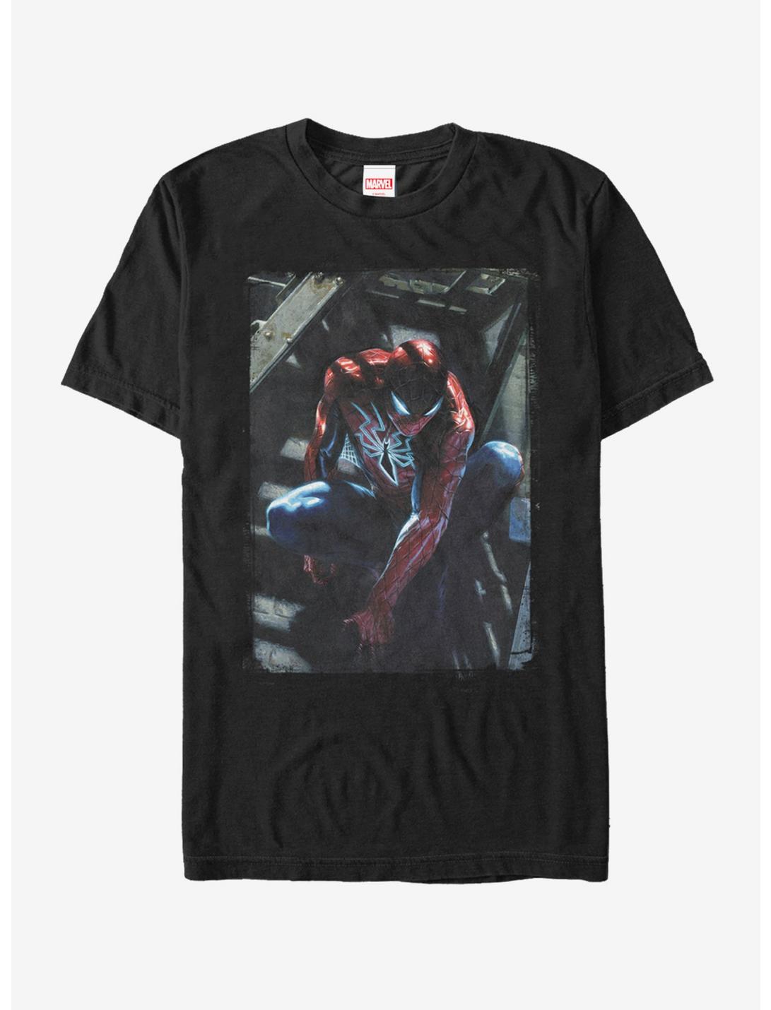 Marvel Spider-Man in the City T-Shirt, BLACK, hi-res