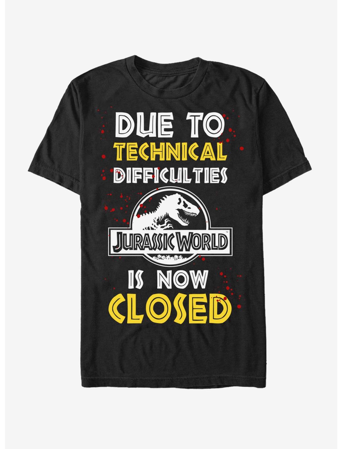 Jurassic World Technical Difficulties T-Shirt, BLACK, hi-res