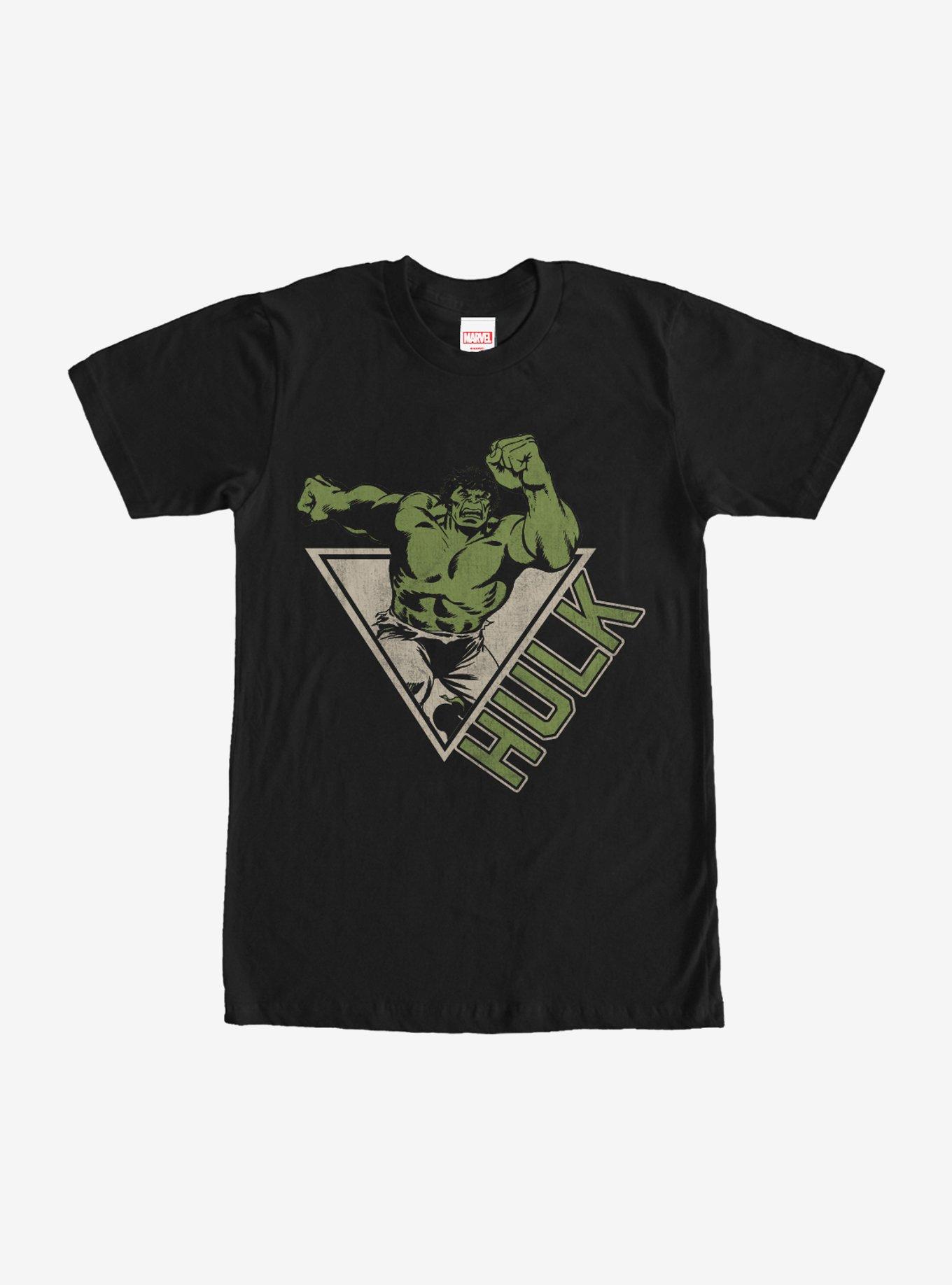 Marvel Triangle Hulk T-Shirt, BLACK, hi-res