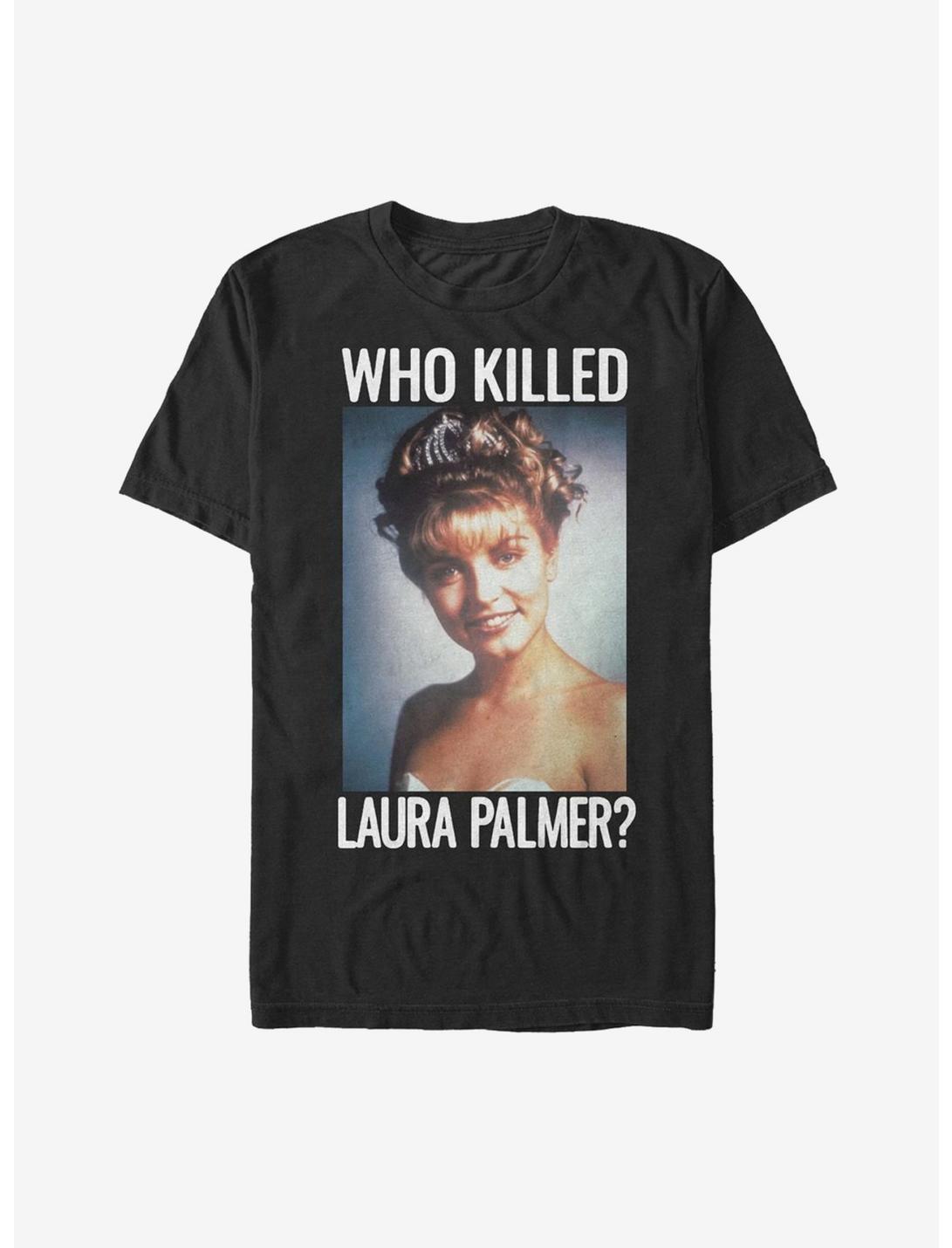 Twin Peaks Who Killed Laura Palmer T-Shirt, BLACK, hi-res