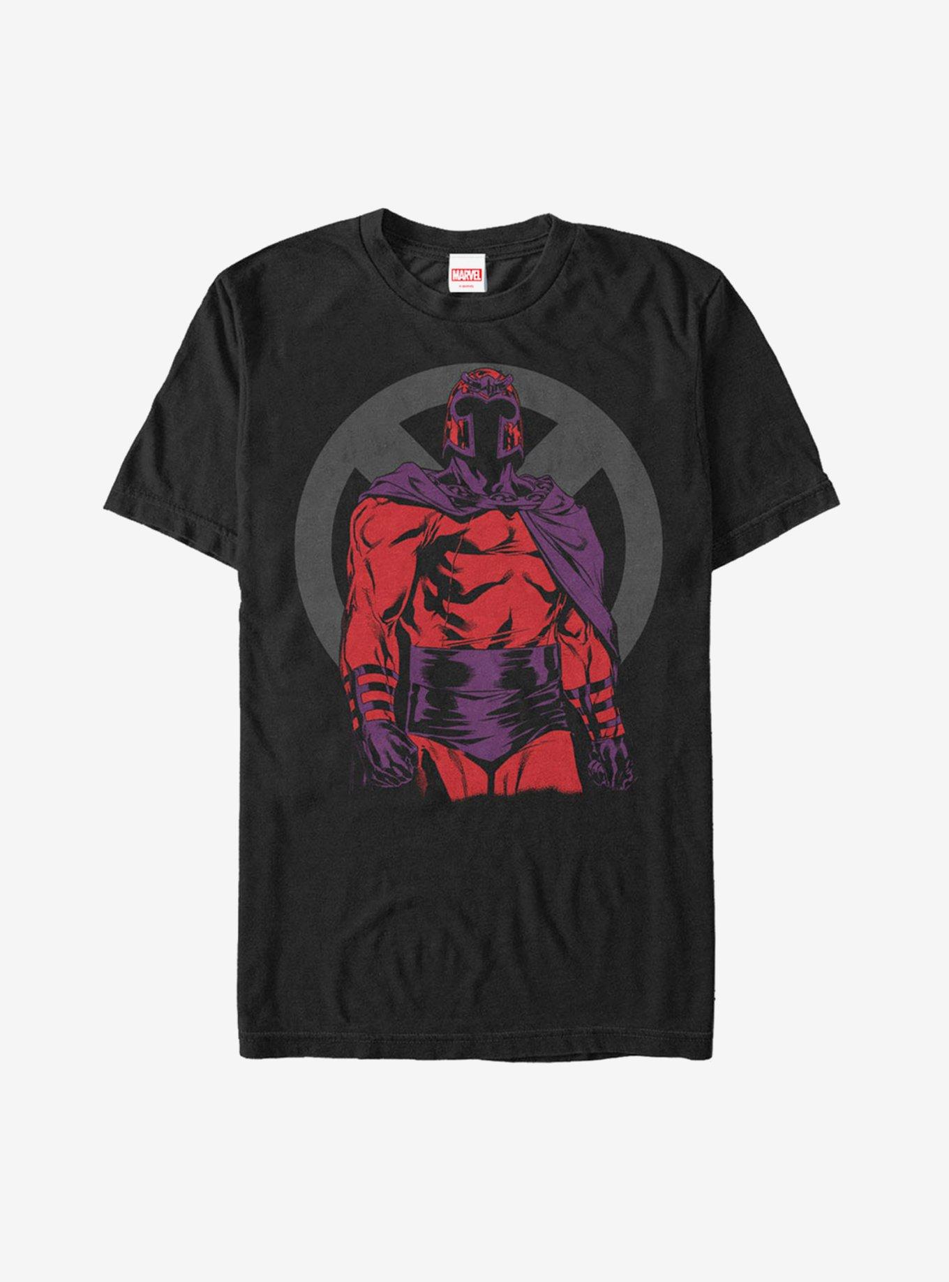 Marvel X-Men Magneto Logo T-Shirt, BLACK, hi-res