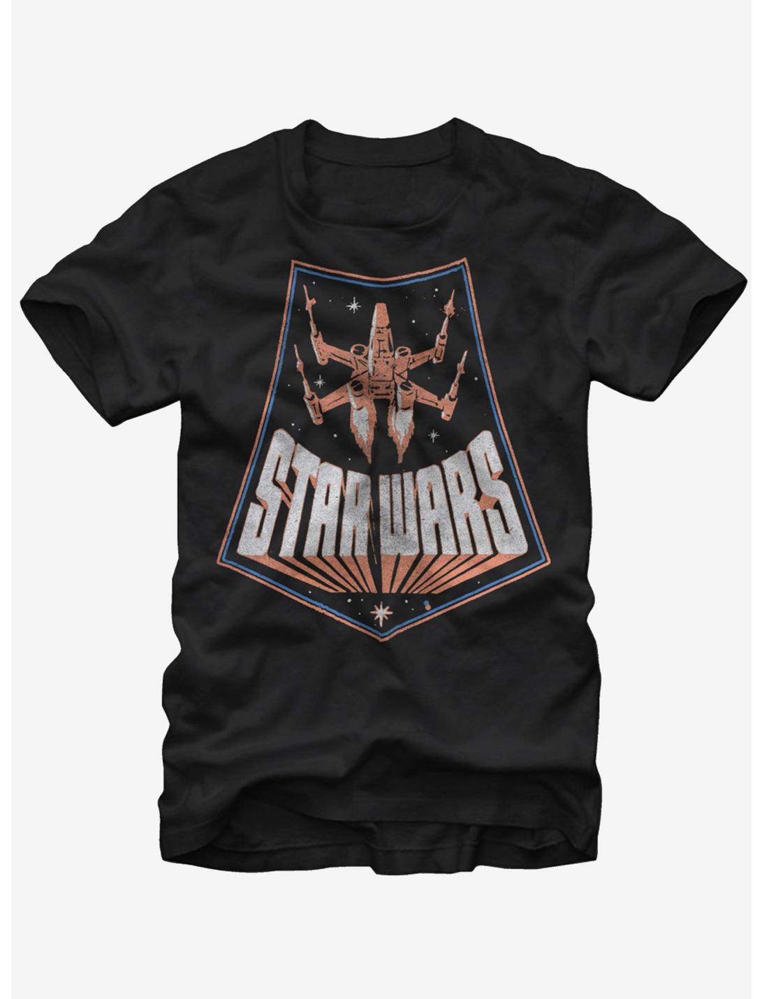 Star Wars X-Wing Distressed T-Shirt, BLACK, hi-res