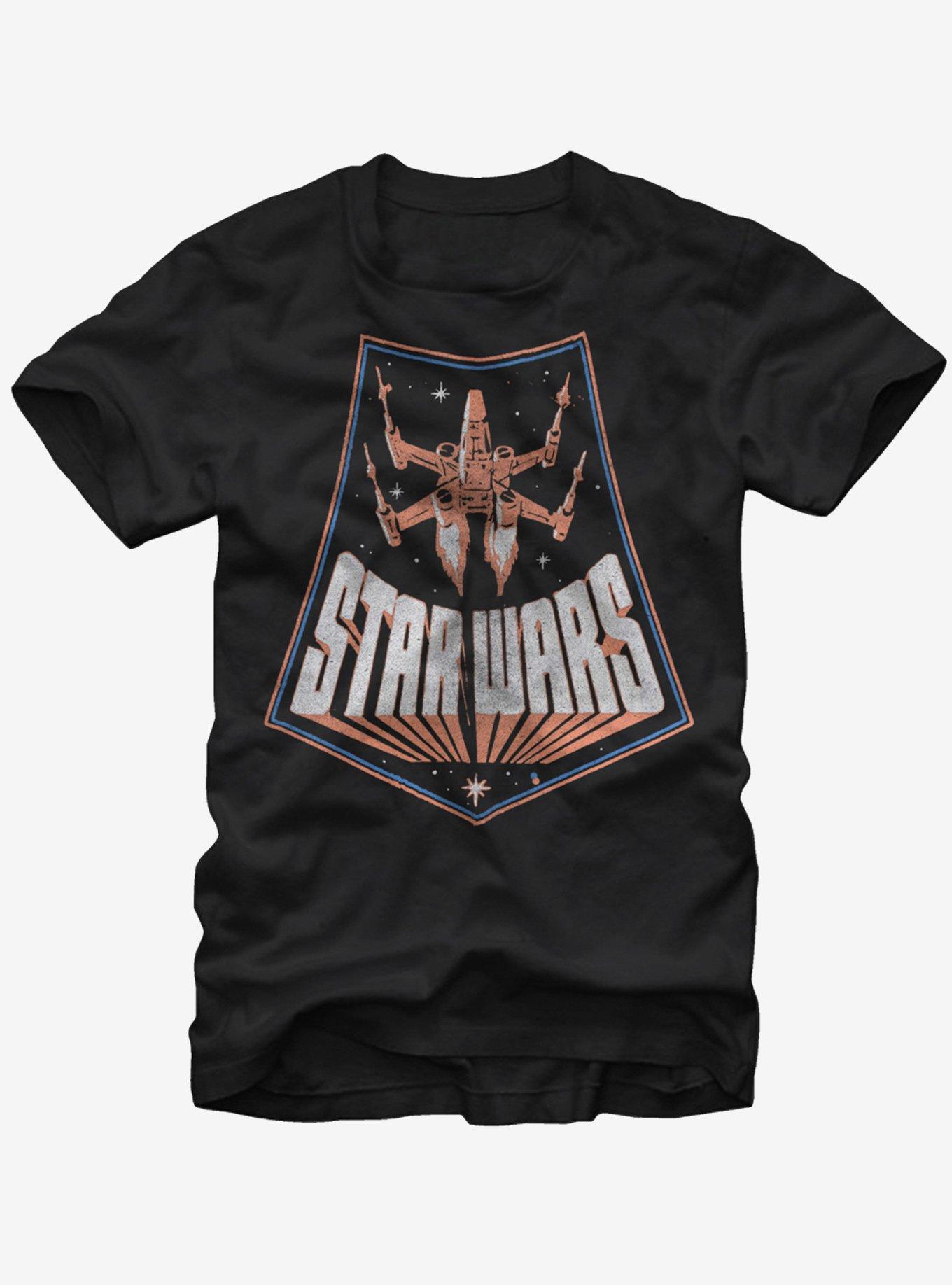 Star Wars X-Wing Distressed T-Shirt, BLACK, hi-res