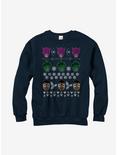 Marvel Avengers Ugly Christmas Sweater Sweatshirt, NAVY, hi-res