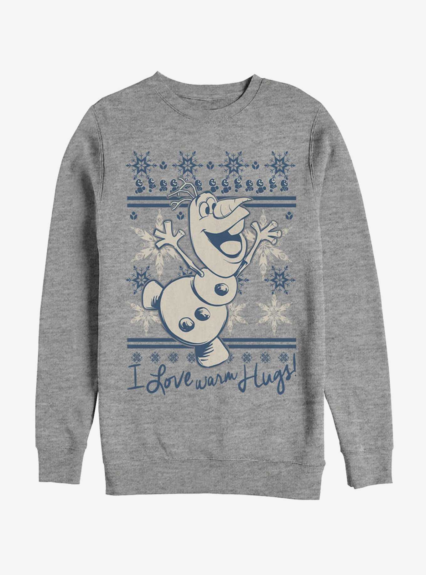 Frozen Christmas Warm Hugs Girls Sweatshirt, , hi-res