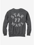 Star Wars Distressed 1977 Logo Sweatshirt, CHAR HTR, hi-res