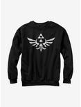 Nintendo Legend of Zelda Triforce Sweatshirt, BLACK, hi-res
